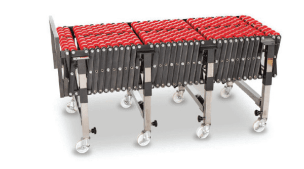 Convoyeur extensible pour scotcheuse