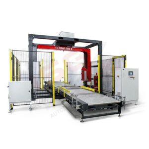 Banderoleuse automatique pour lignes d'emballage avec convoyeurs