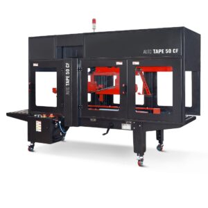 scotcheuse automatique avec fermeture des rabats supérieurs des cartons