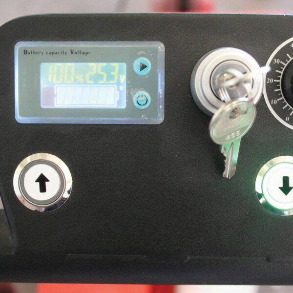 Ecran digital de la banderoleuse sur batterie
